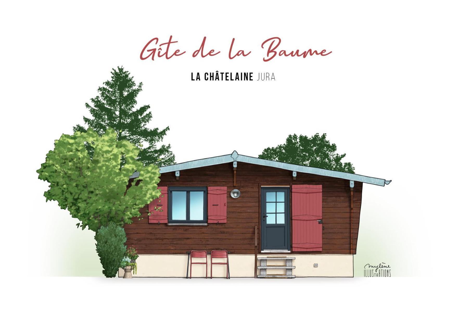 Chalet De La Baume La Chatelaine Екстериор снимка